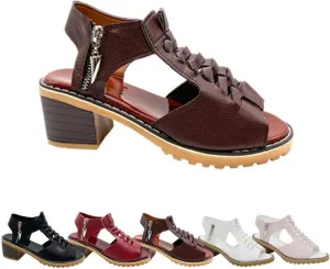Womens Open Toe Sandals Comfortable Wedge,Hollow Fish Mouth Slip on Summer Beach Boho Comfortable Sandals Outdoor Shoes