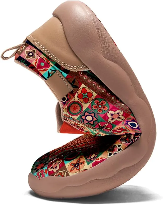 Women's Painted Travel Shoes Casual Slip On Comfortable Walking Loafers