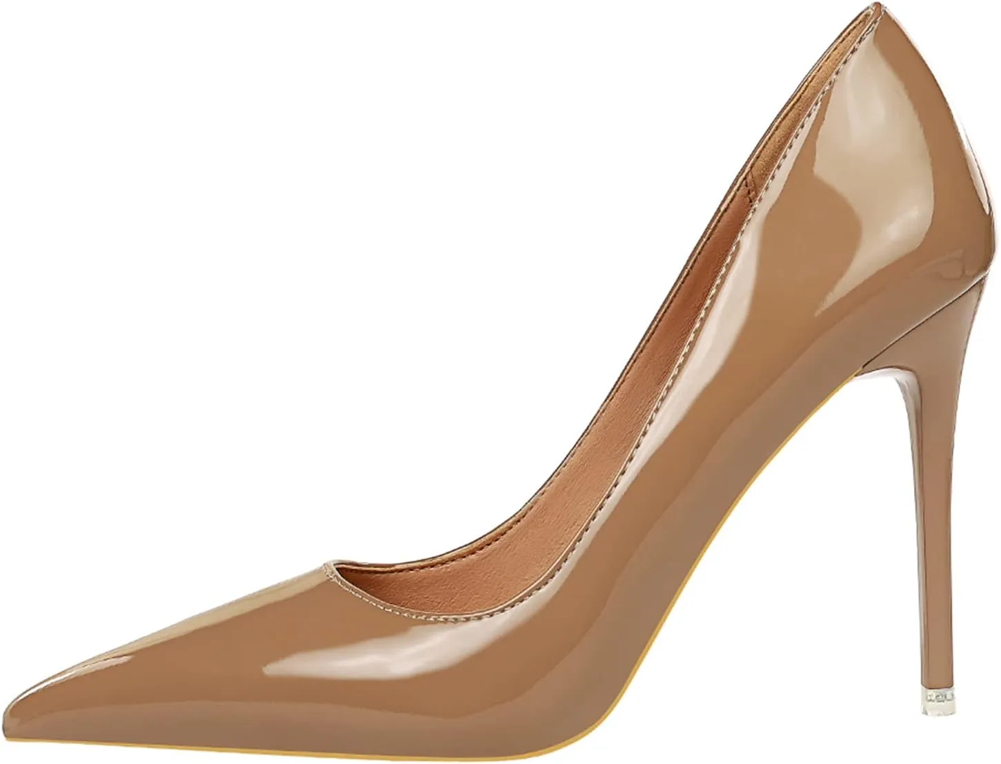 Women's Pointed Toe Pumps High Heel Stilettos Slip-on Rhinestone Sequin Pumps