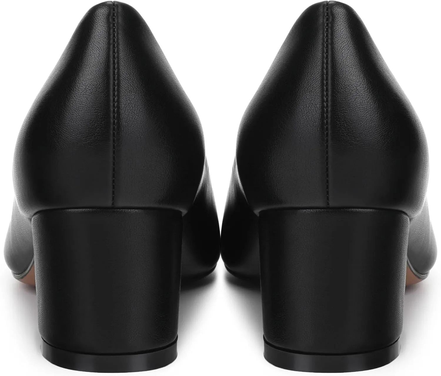 Women's Round Toe Block Chunky Heel Pumps, Closed Toe Low Heels for Women, Comfort Wedding Party Office Work Dress Shoes 2 Inch
