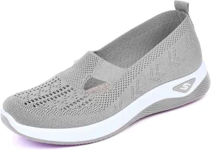 Womens Sandals, Womens Shoes, Women's Comfortable Breathable Slip-On Knitted Sneakers