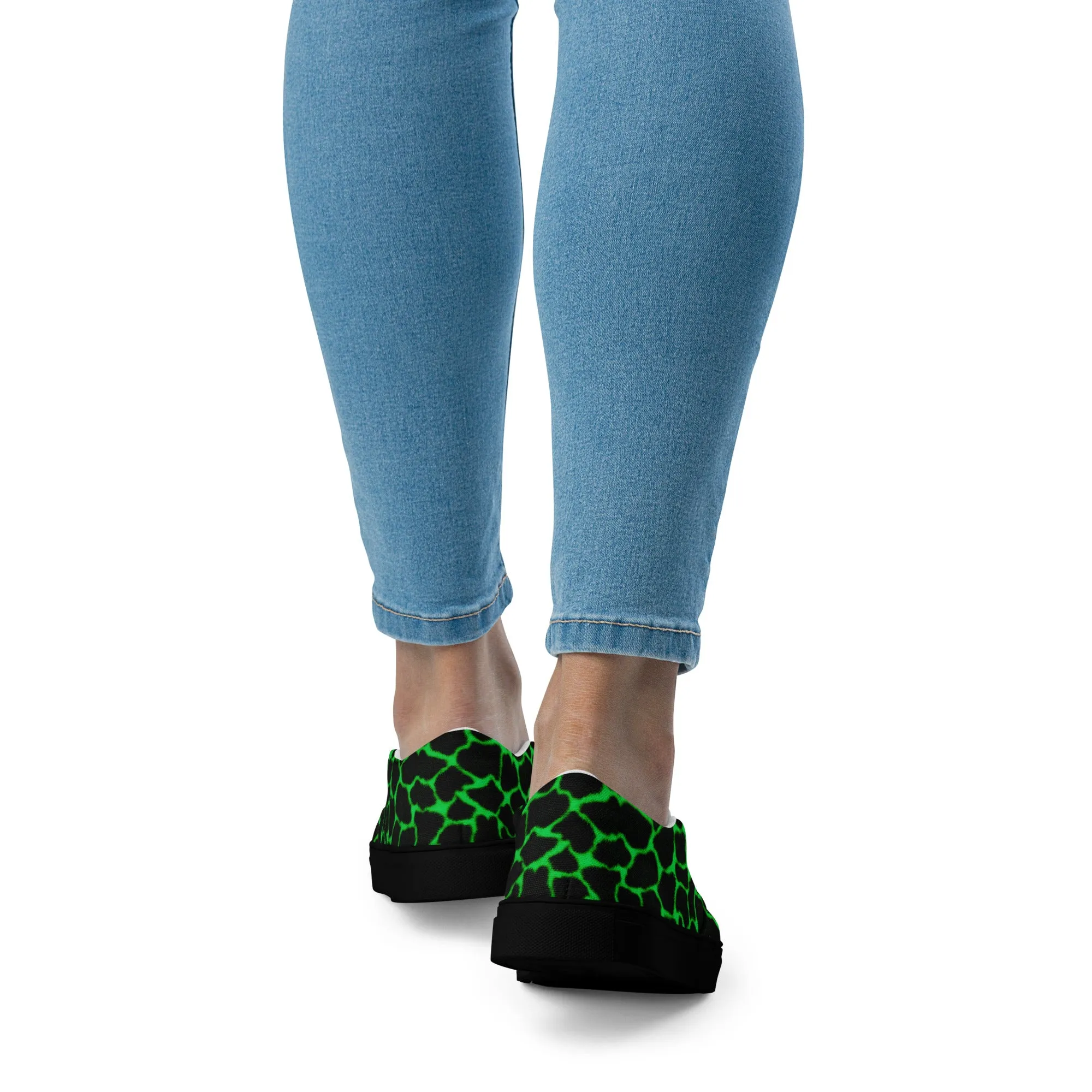 Women’s slip-on canvas shoes - GIRAFFE SG004