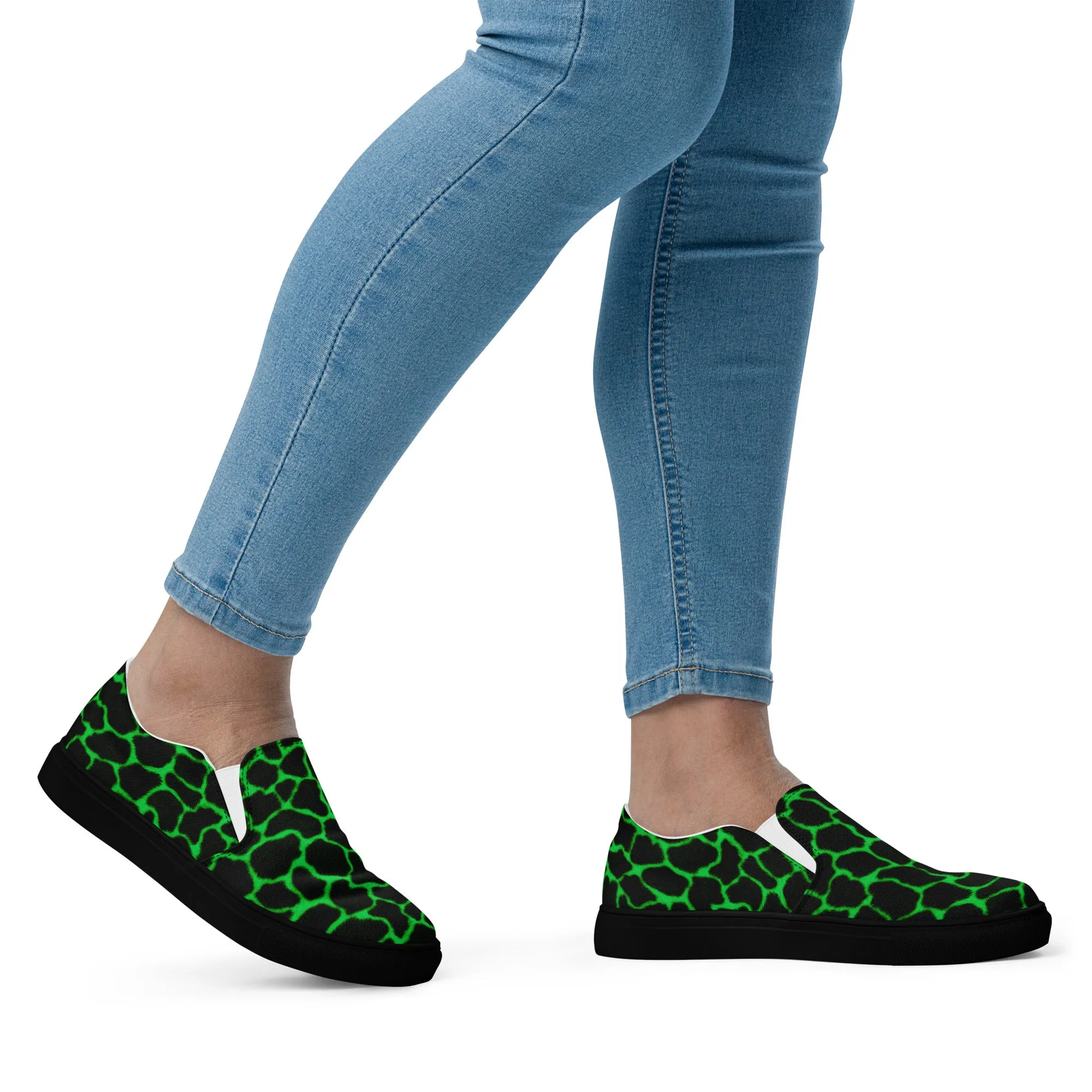 Women’s slip-on canvas shoes - GIRAFFE SG004
