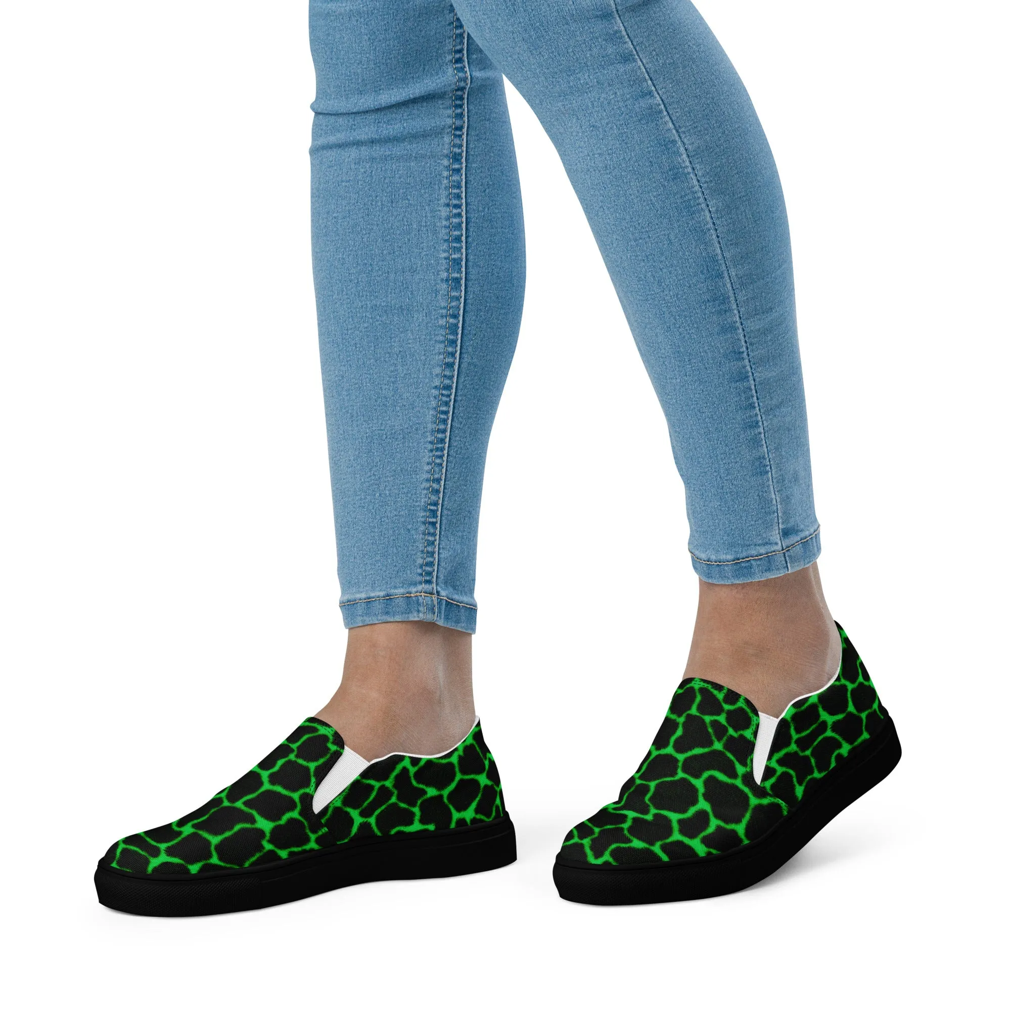Women’s slip-on canvas shoes - GIRAFFE SG004