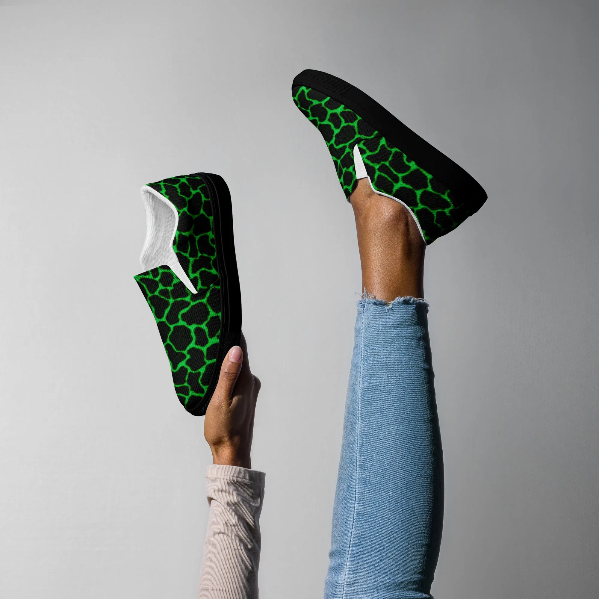 Women’s slip-on canvas shoes - GIRAFFE SG004