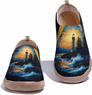 Women's Slip-on Casual Loafers, Lightweight and Comfortable Painted Travel Shoes | Starry Sky Series