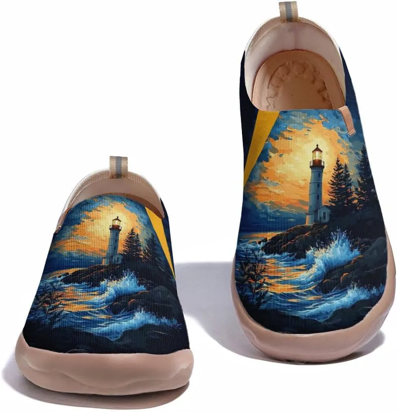 Women's Slip-on Casual Loafers, Lightweight and Comfortable Painted Travel Shoes | Starry Sky Series