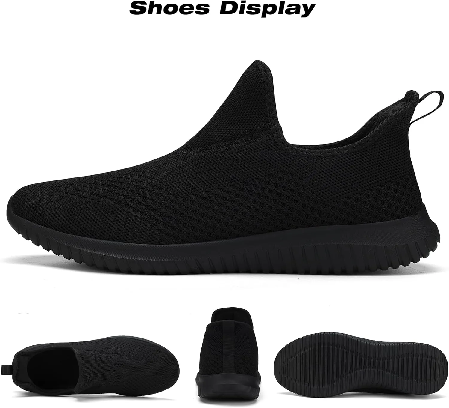 Women's Slip On Comfort Walking Shoes Ultra Lightweight Breathable Running Tennis Athletic Gym Workout Non Slip Athletic Fashion Sneakers