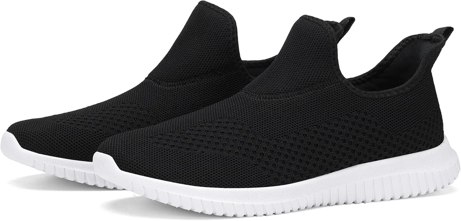 Women's Slip On Comfort Walking Shoes Ultra Lightweight Breathable Running Tennis Athletic Gym Workout Non Slip Athletic Fashion Sneakers