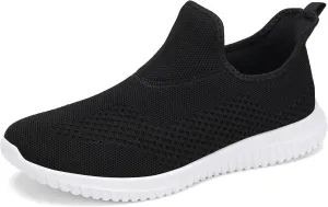Women's Slip On Comfort Walking Shoes Ultra Lightweight Breathable Running Tennis Athletic Gym Workout Non Slip Athletic Fashion Sneakers