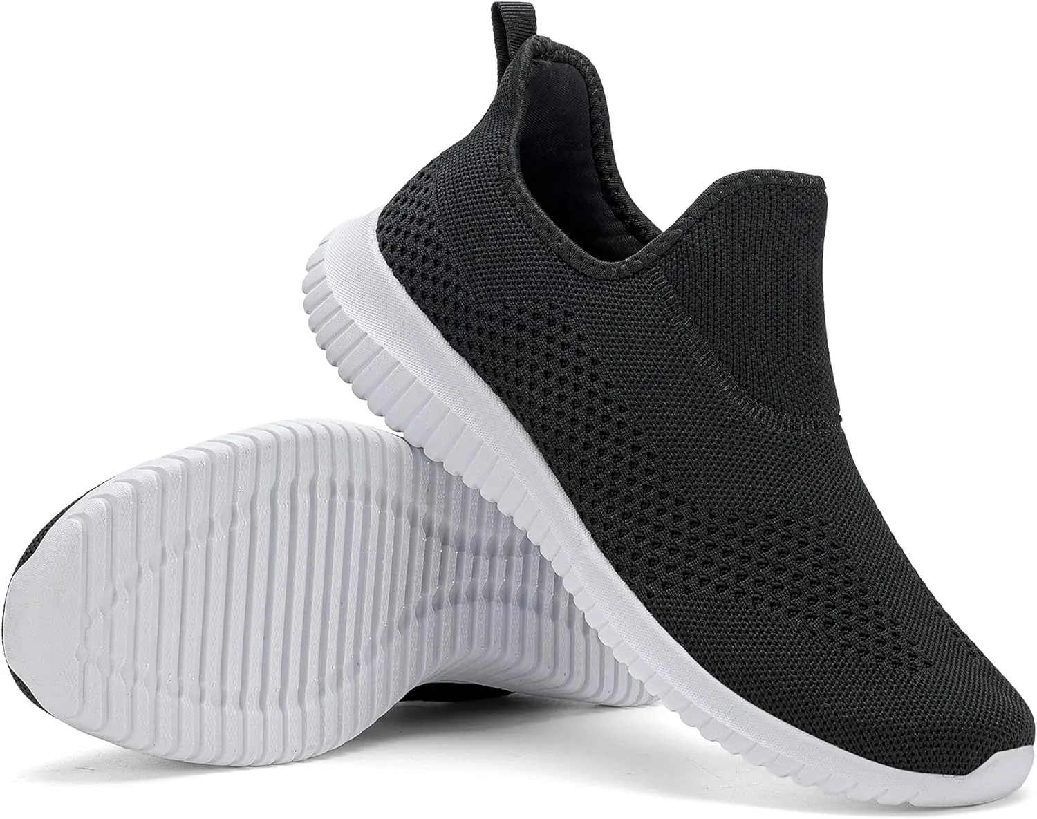 Women's Slip On Comfort Walking Shoes Ultra Lightweight Breathable Running Tennis Athletic Gym Workout Non Slip Athletic Fashion Sneakers
