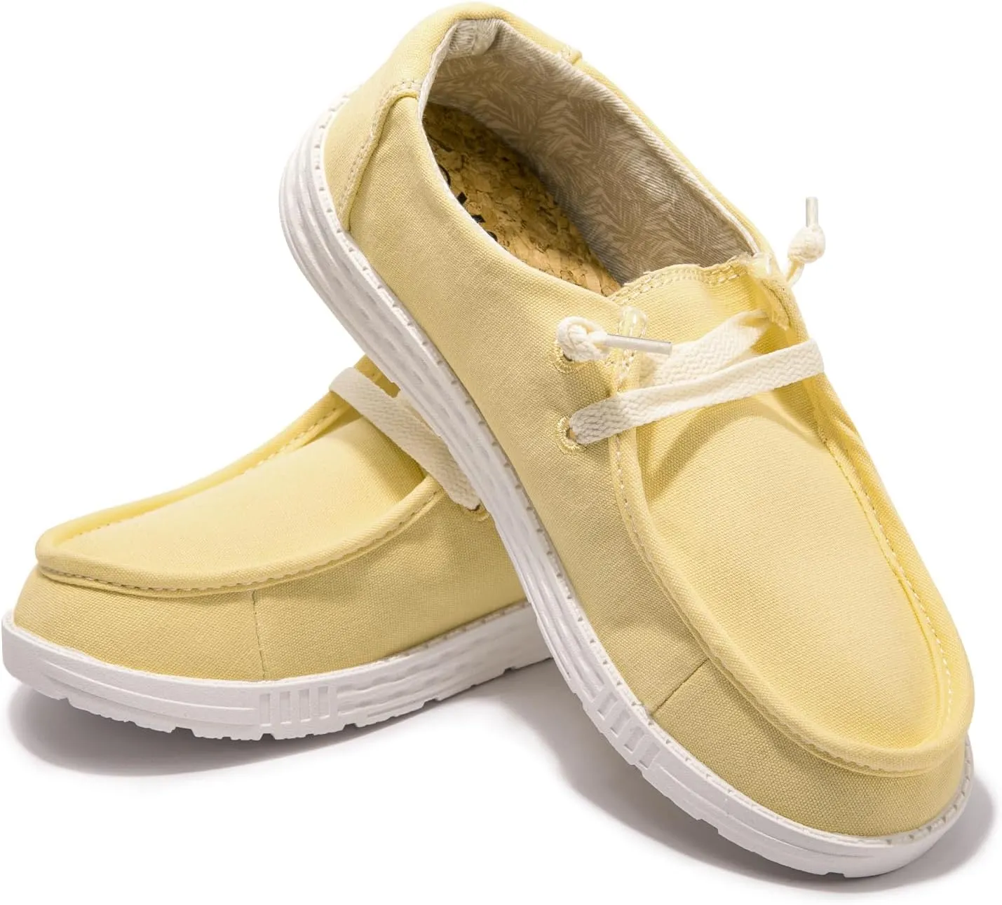 Womens Slip On Loafer Outdoor Sneakers Causal Low Top Canvas Flat Comfortable Fashion Walking Shoes