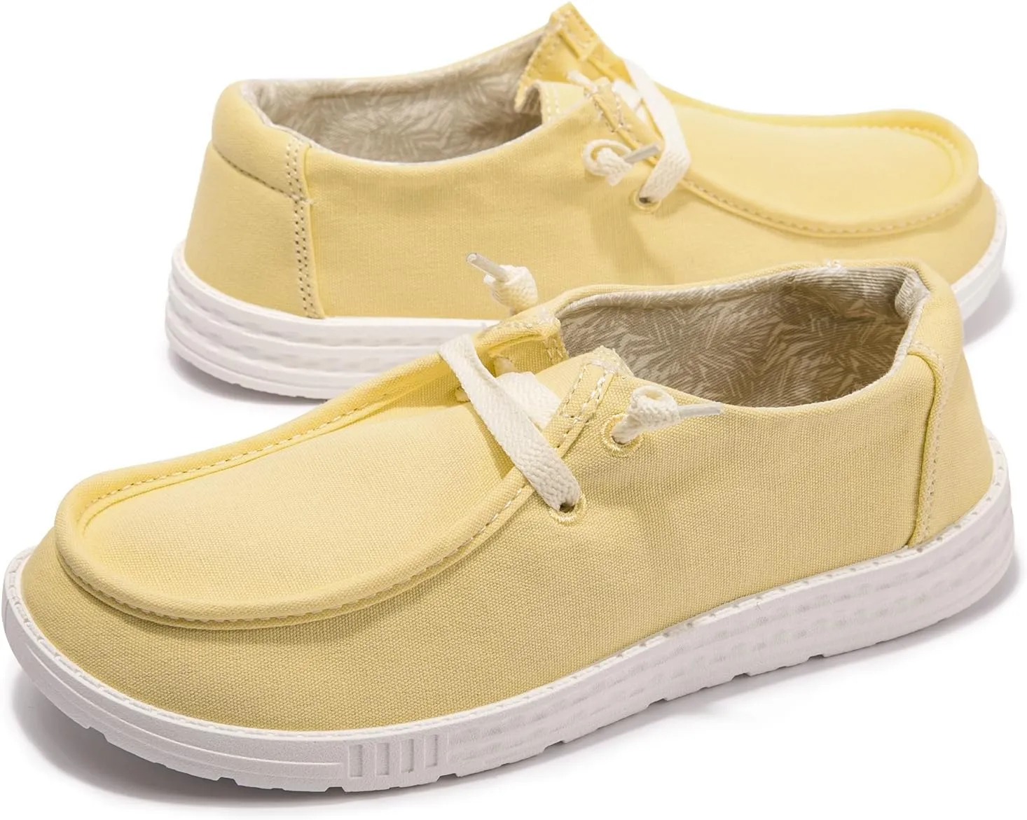 Womens Slip On Loafer Outdoor Sneakers Causal Low Top Canvas Flat Comfortable Fashion Walking Shoes