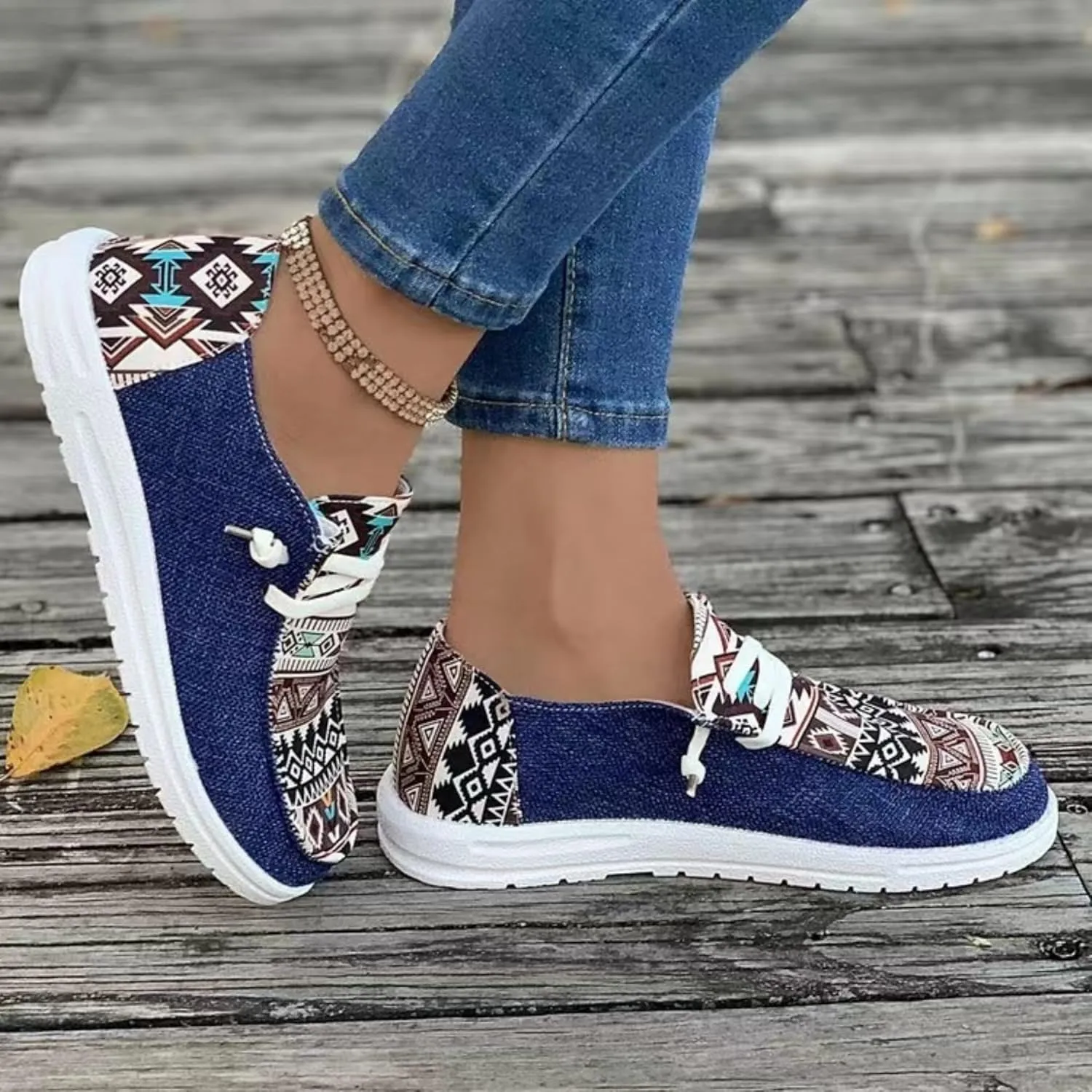 Womens Slip-on Loafers Slip in Boat Walking Shoes Comfortable Light-Weight Casual Boat Shoes