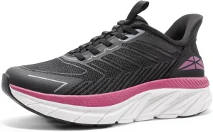 Women's Slip On Walking Shoes Running Comfortable Tennis Breathable Non Slip Athletic Gym Workout Cross Training Fashion Sneakers