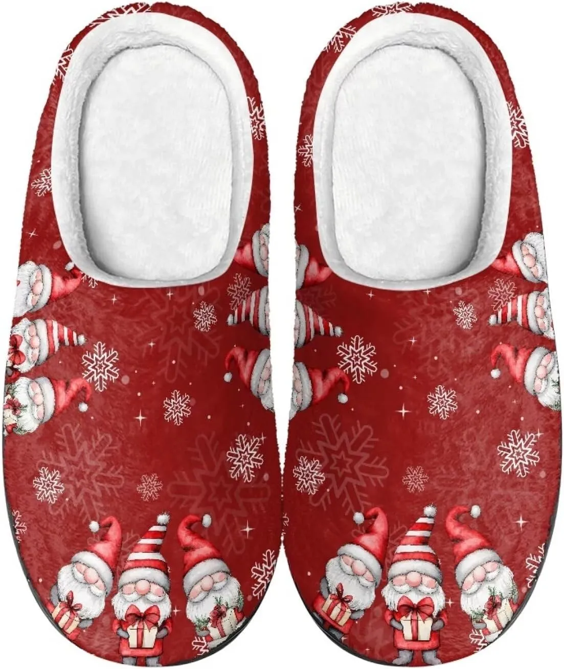 Womens Slippers Comfortable Non-slip Warm Fuzzy Slippers