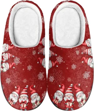 Womens Slippers Comfortable Non-slip Warm Fuzzy Slippers