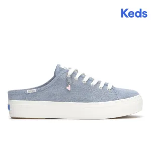 Women's Triple Kick Mule Denim Light Blue (WF68446-TKMULE5450)
