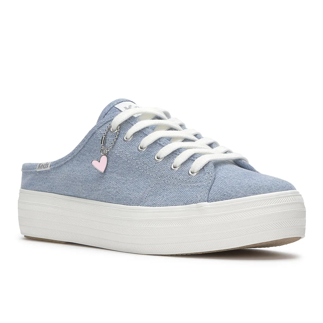 Women's Triple Kick Mule Denim Light Blue (WF68446-TKMULE5450)