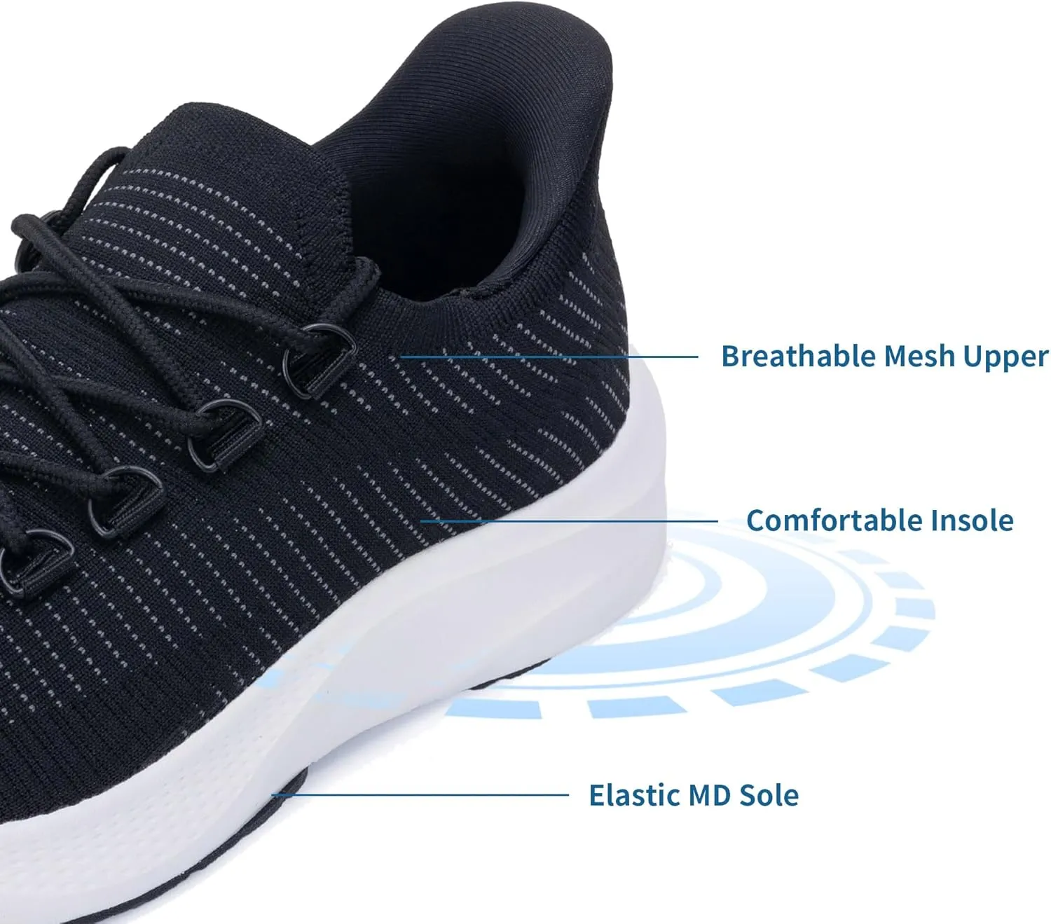 Womens Walking Shoes | Casual Tennis Sneakers | Slip On Shoes | Comfortable Lightweight Shoes US 6-11