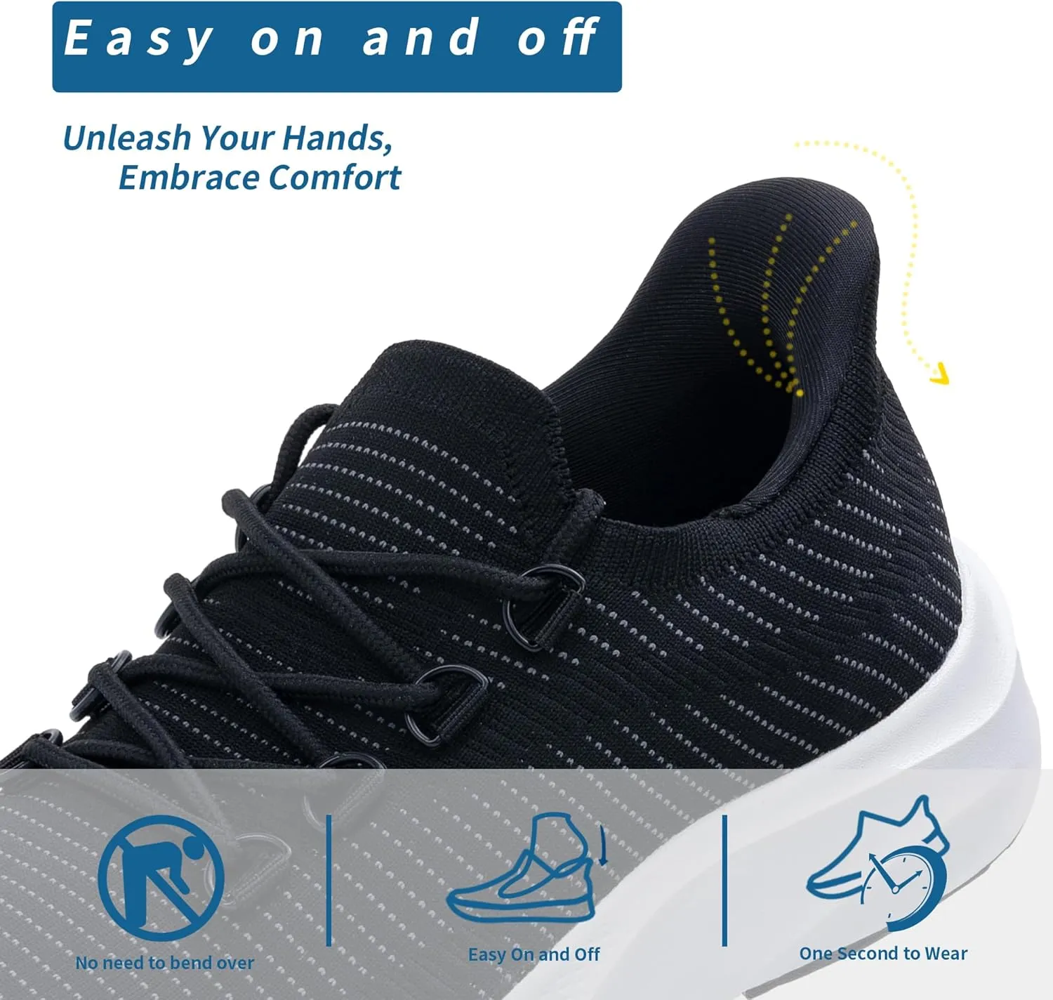 Womens Walking Shoes | Casual Tennis Sneakers | Slip On Shoes | Comfortable Lightweight Shoes US 6-11