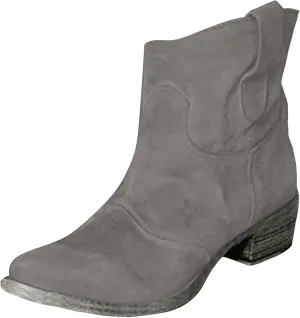Women's Western Cowboy Ankle Boots Low Heel Mid Calf Boots Slip On Round Toe Chunky Heel Fashion Retro Classic Boots Suede Back Zipper Fall Short Ankle Booties