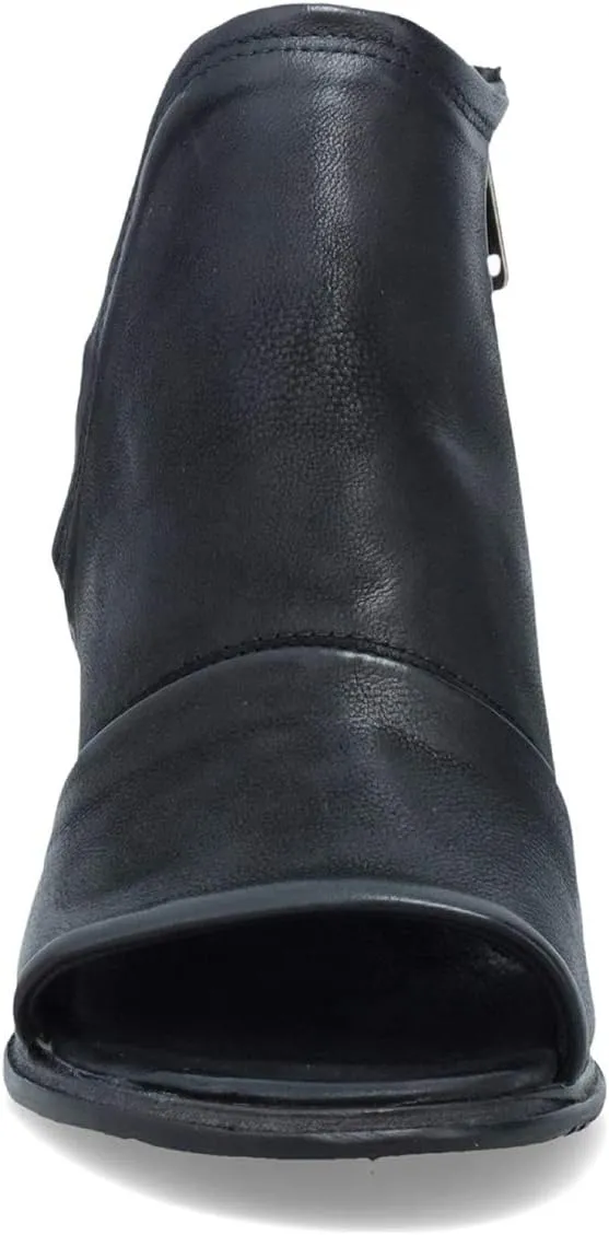 XYD Women Chic V-cut Chunky Heel Ankle Boots Open Toe Studded Bootie Sandals Side Zipper Casual Dressy Party Dress Shoes