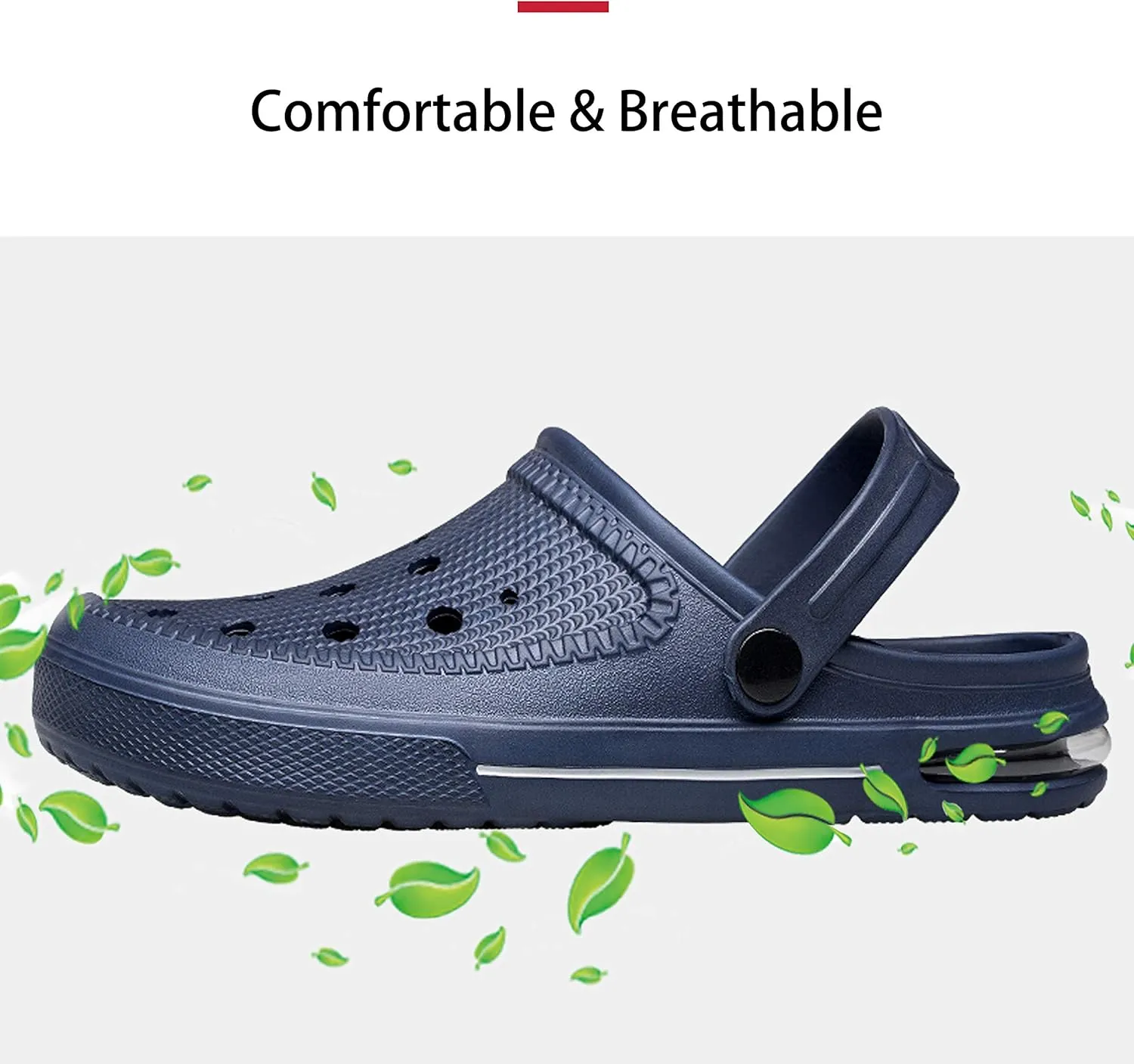 YHOON Unisex Garden Clogs Shoes | Water Shoes | Comfortable Slip on Shoes Air Cushion Slippers