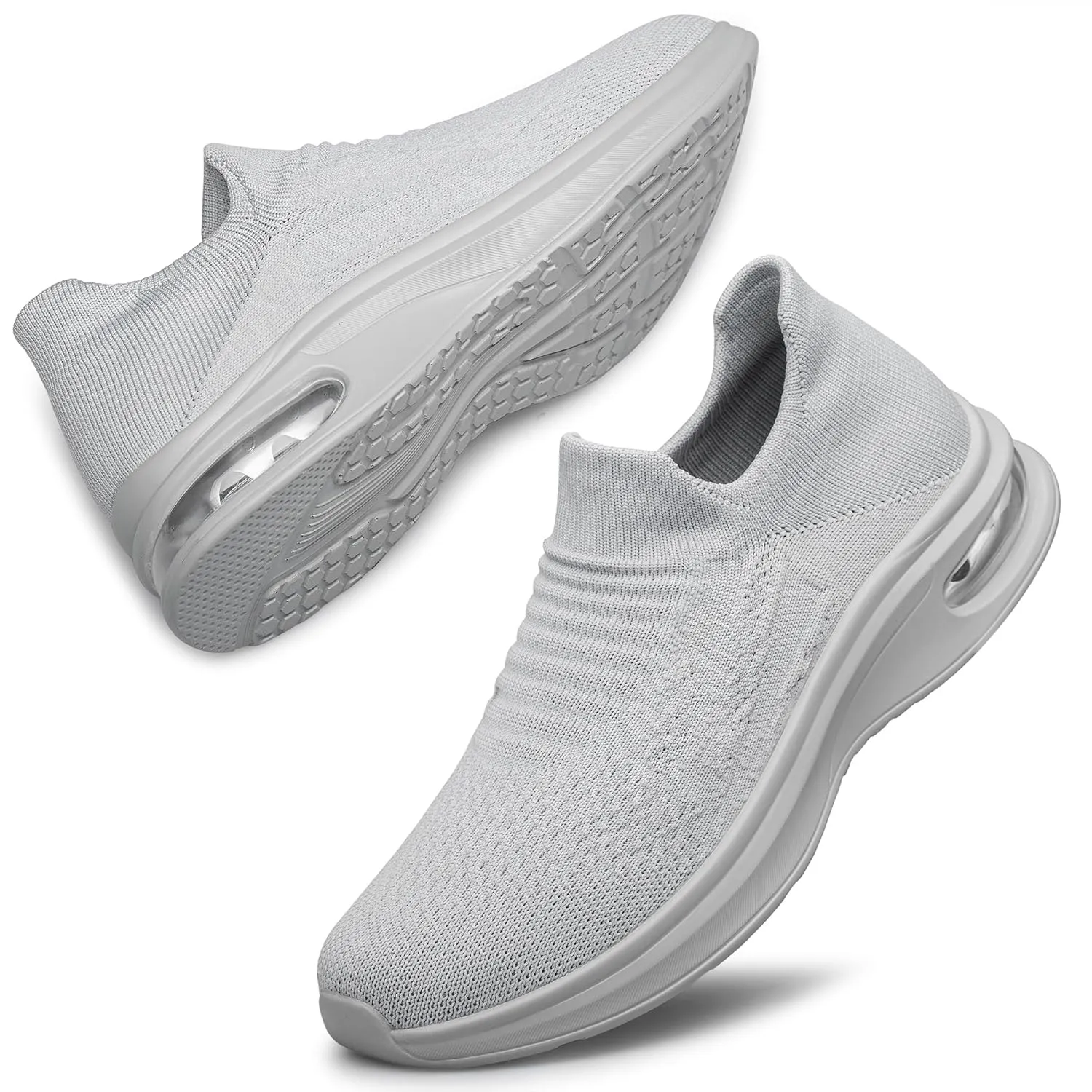 YHOON Womens Walking Shoes Slip on Running Shoes Lightweight Workout Gym Shoes Breathable Casual Sneakers